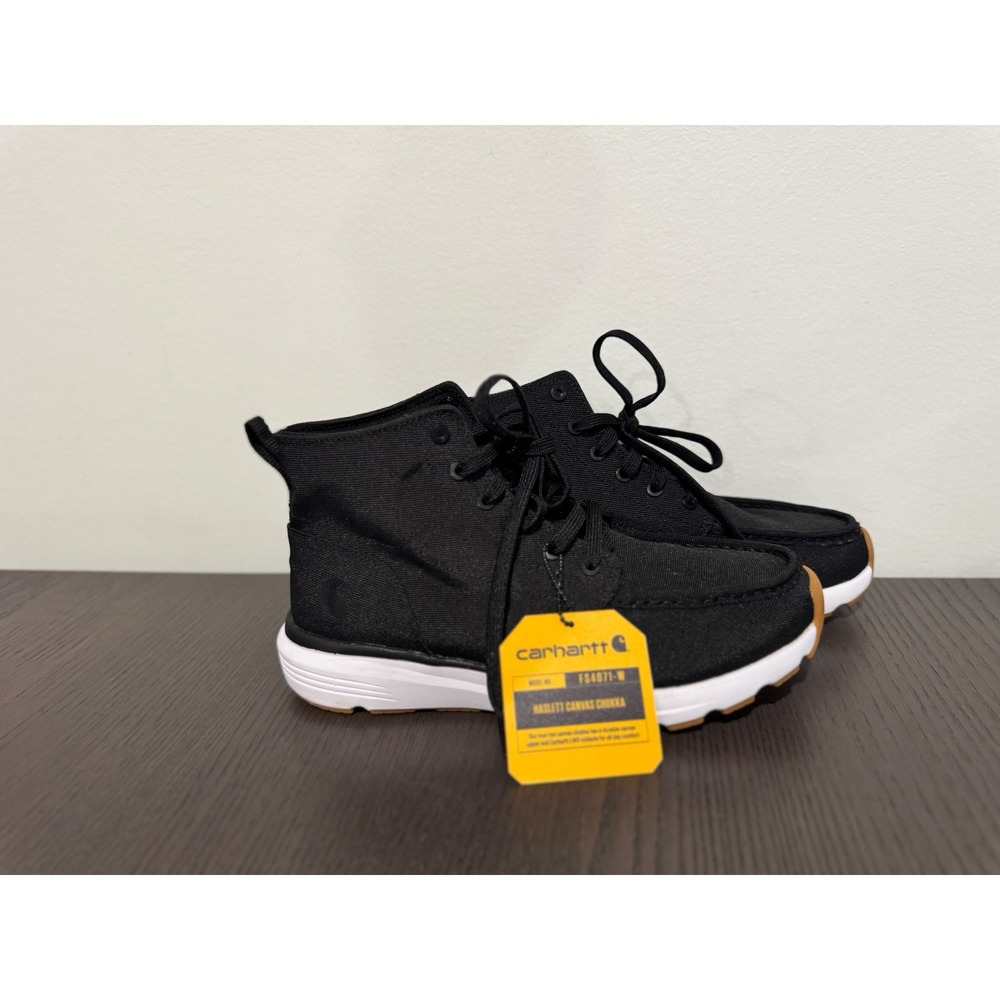 Carhartt Haslett Canvas Chukka Mens 9 Black Moc Toe FS4071-M shoes sneakers - Picture 1 of 5